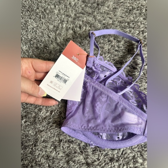 JOYSPUN Lace Balconette Bra Size 36C NWT - Picture 5 of 7